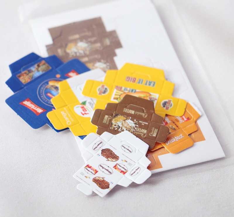 เซตขนมกล่องจิ๋ว ขนมจิ๋วจำลองงานเสมือนจริง ขนมจิ๋วสำหรับนักสะสมของจิ๋วมีหลากหลายน่าสะสม