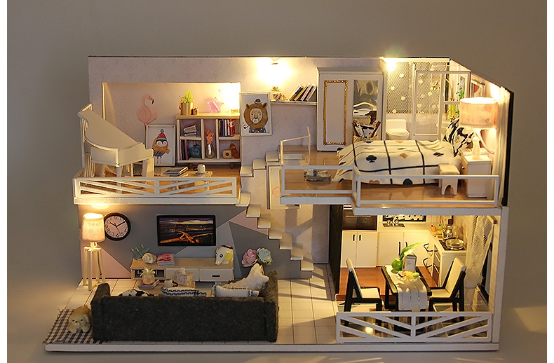 โมเดลบ้านจำลองสไตล์คลาสสิค