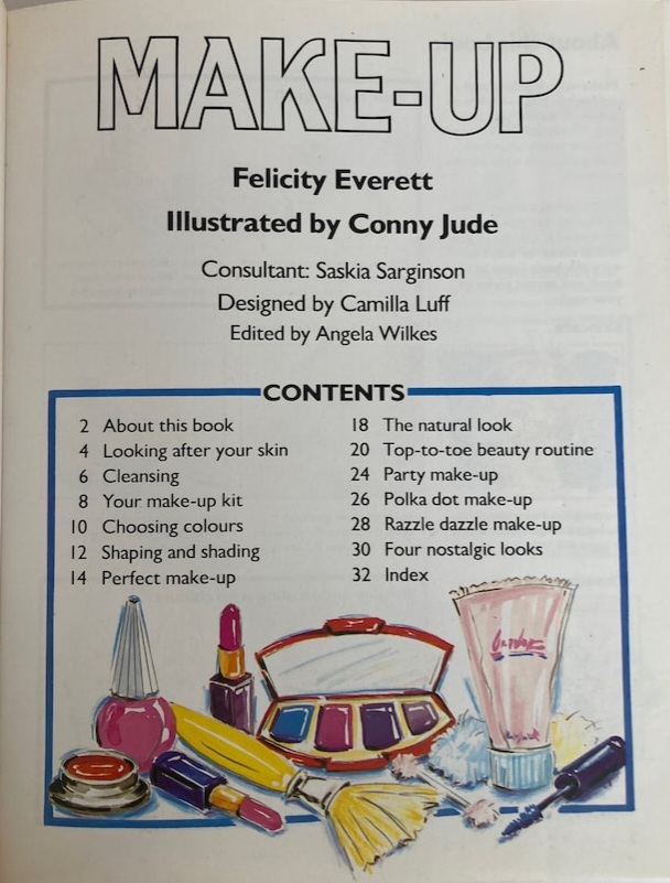 AN USBORNE GUIDE MAKE-UP 1980s Book Color