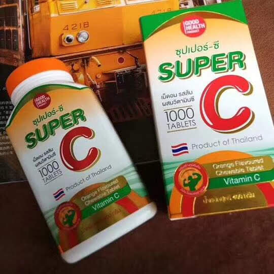Super C 泰国🇹🇭VC咀嚼片