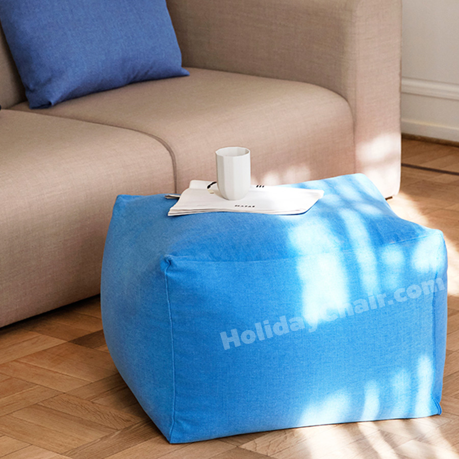 ที่วางเท้า เก้าอี้วางเท้า เก้าอี้เม็ดโฟม สตูลวางเท้า ที่วางขา สตูล bean bag บีนแบค เก้าอี้วางขา บีนแบ็ก HC-065