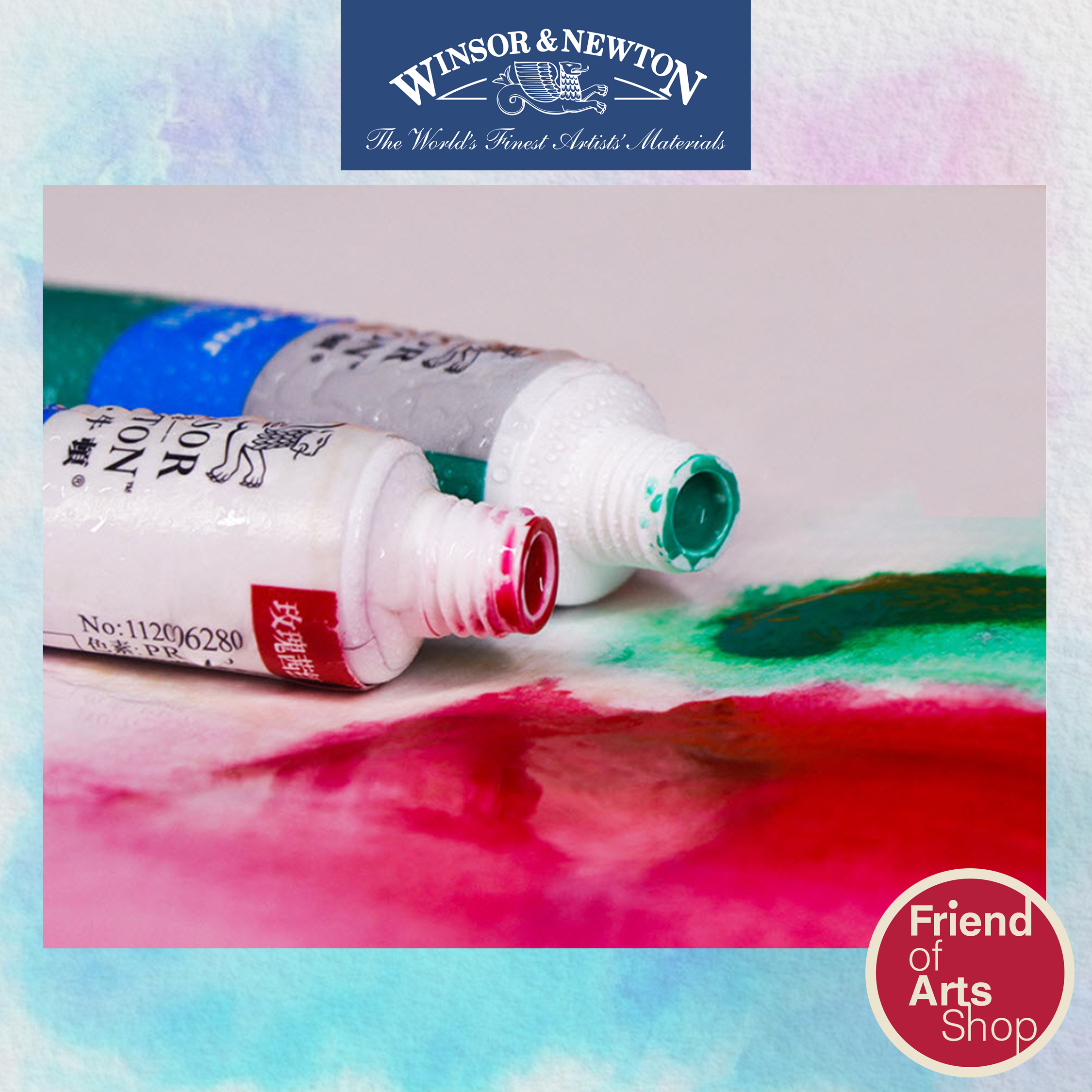 WINSOR & NEWTON สีน้ำ Water Color ชุด18 สี