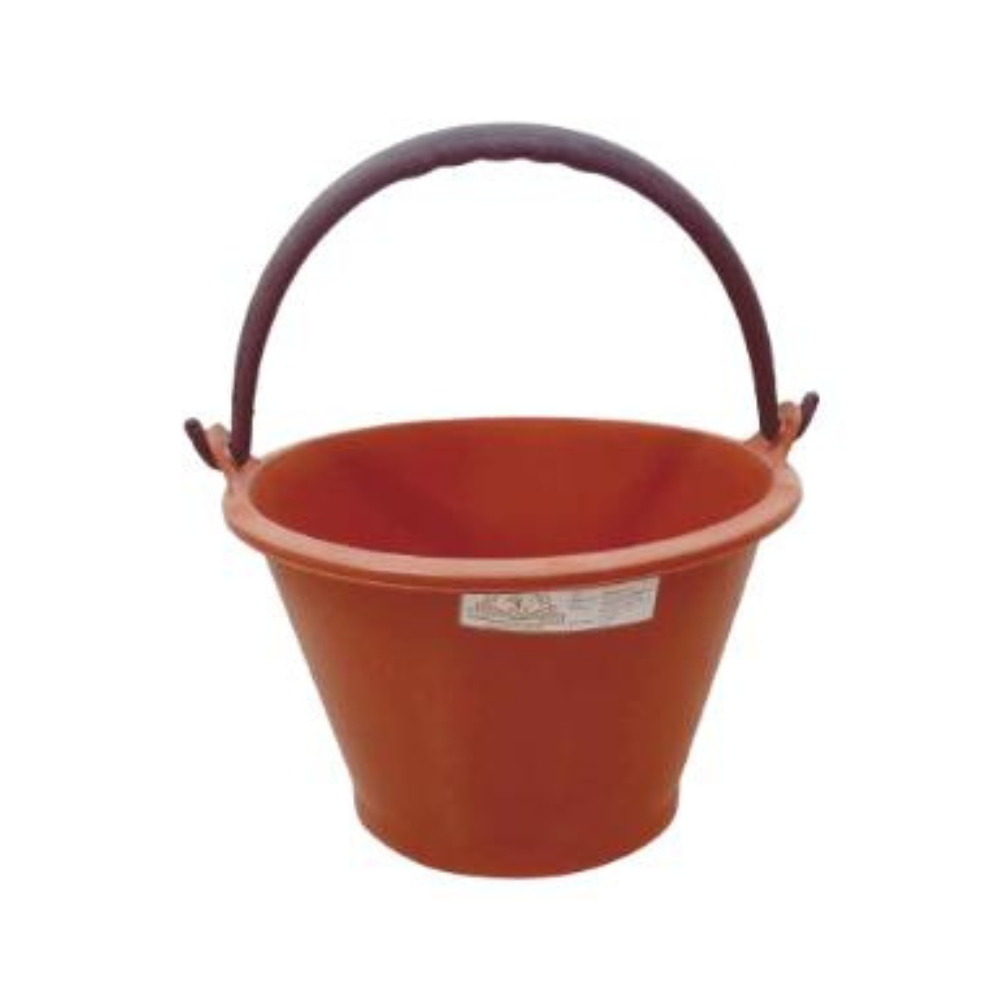 ถังปูนไนล่อนแท้ (หุ้มพลาสติก) ตราช้างยืนทอง [สินค้าสั่งโรงงาน ขายยกมัด (2โหล/มัด)]