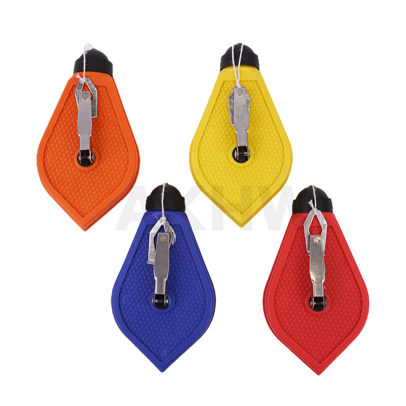 บักเต้าตีเส้น KingsMan เชือกยาว 15 เมตร คละสี พร้อมสีฝุ่น ใช้ตีแนวเส้นตรง/แนวระดับ [ขายปลีก/ส่ง]