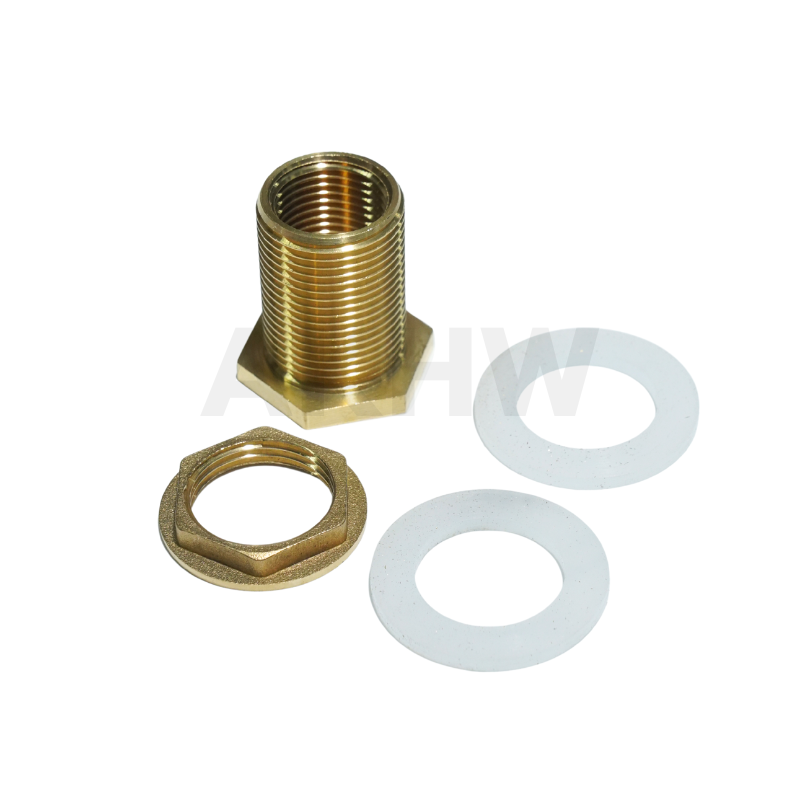 ข้อต่อถังน้ำทองเหลือง/ข้อต่อแท้งค์เก็บน้ำทองเหลืองแท้ KingsMan ทนทาน ไม่เป็นสนิม [ขายปลีก/ส่ง]