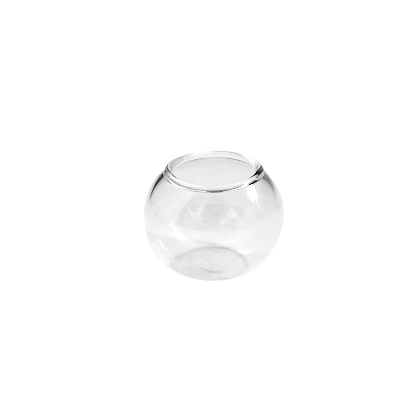 โหลแก้วจิ๋วสำหรับงานปั้นจิ๋วจากดินไทย วัสดุจากแก้วเป่าสีใสงานเกรดเอ