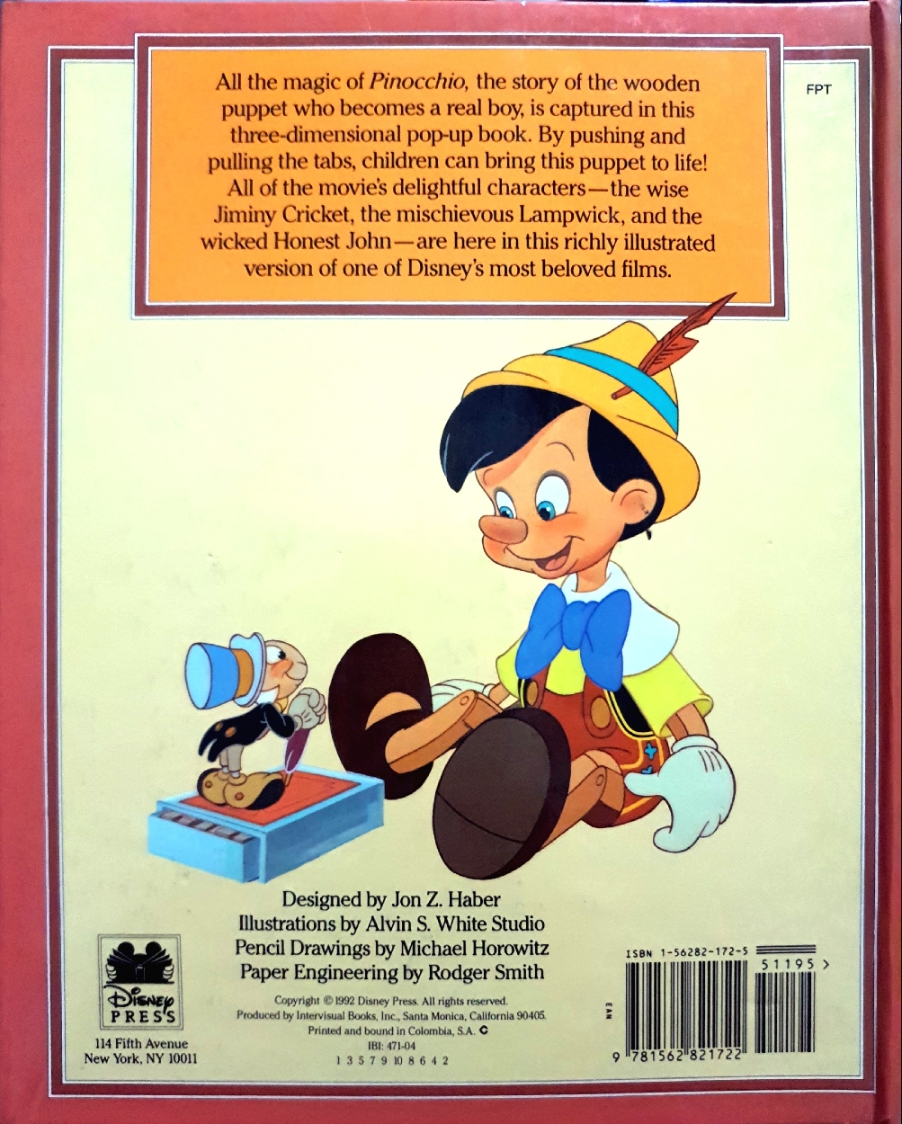 Walt Disney's Pinocchio Pop-Up Book