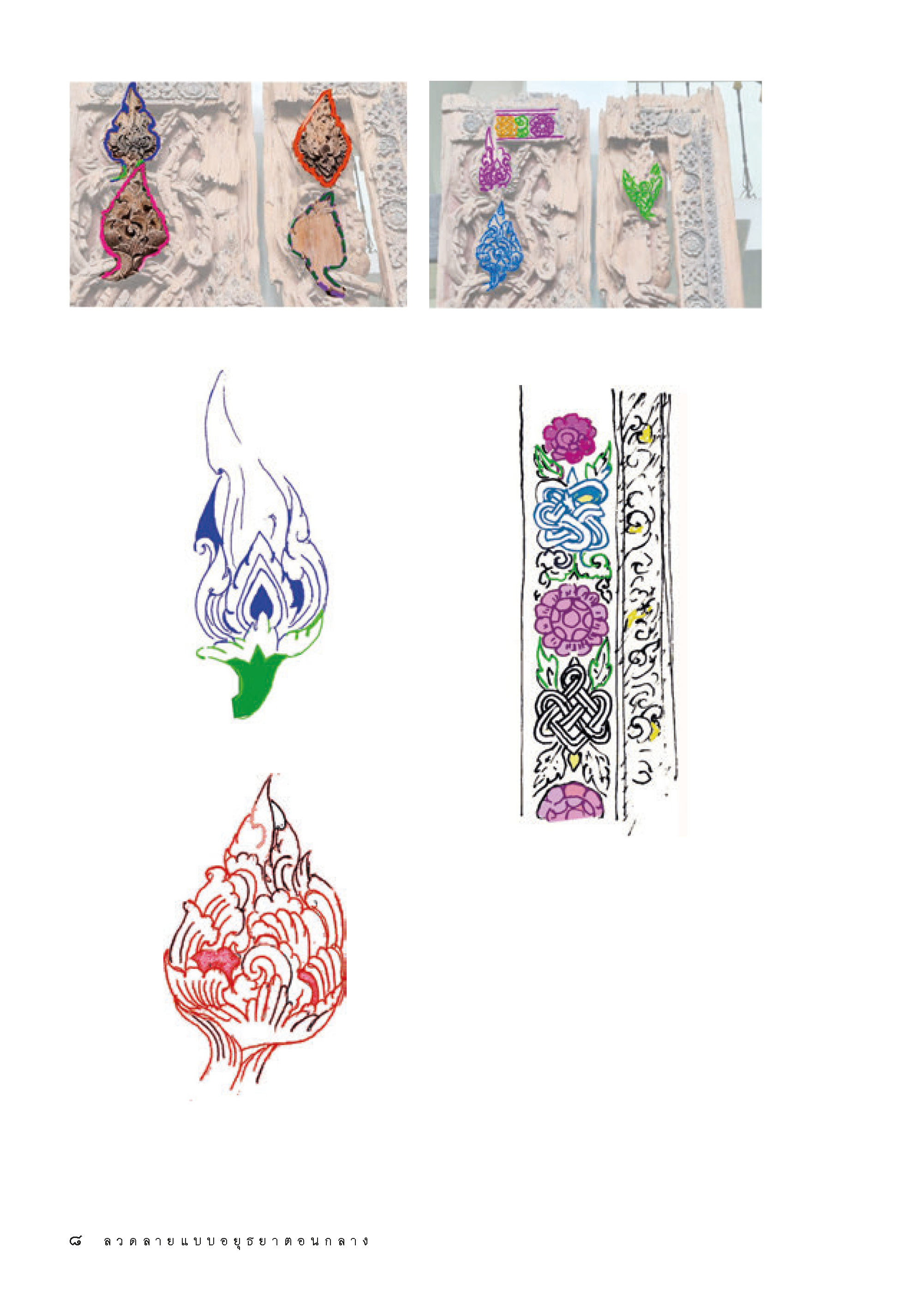 BOX SET ชุดลวดลายแบบอยุธยา (ในกล่องมีหนังสือ3เล่ม ลวดลายแบบอยุธยาตอนต้น,กลาง,ปลาย) (จัดส่ง Kerry เท่านั้น)