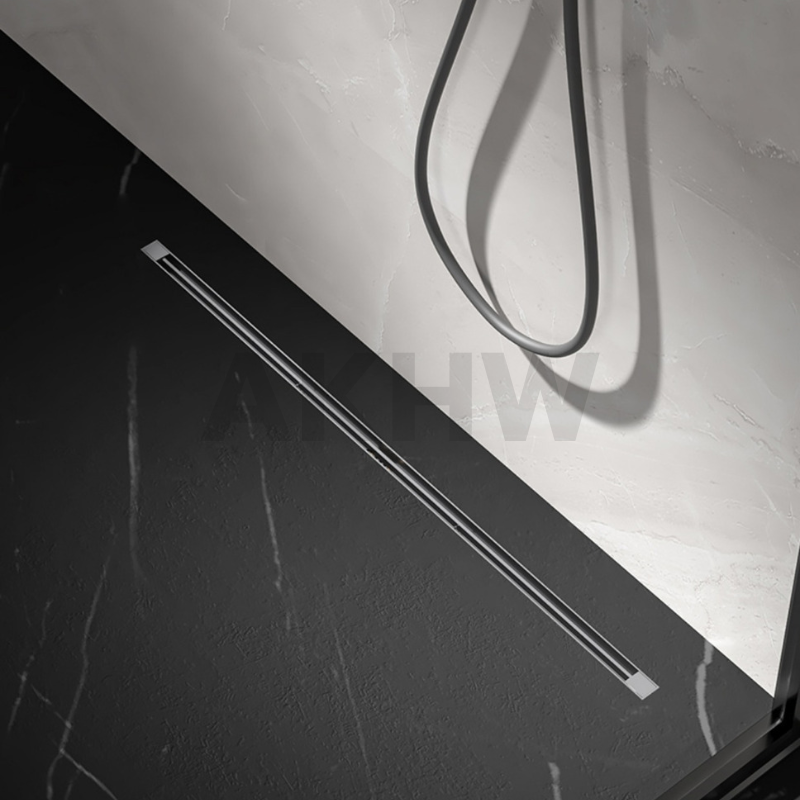 ตะแกรงน้ำทิ้งแบบยาว ลายเส้น KingsMan ความกว้าง 3.2cm วัสดุสแตนเลสหนา SUS304 ทนทาน ไม่เป็นสนิม [ขายปลีก/ส่ง]