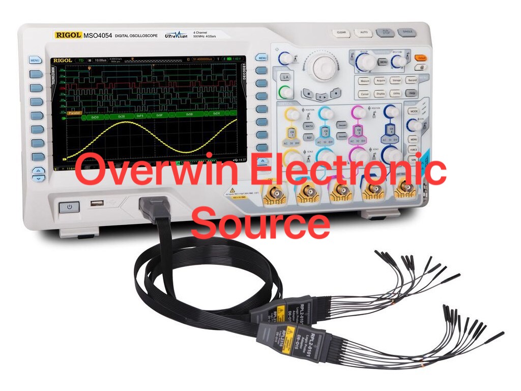 Rigol MSO4054 500 MHz, 4 GSa/s, 140Mpts, 4+16 Channel Digital Oscilloscope