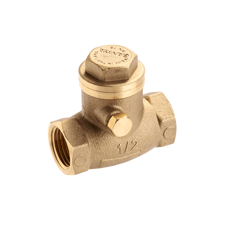 เช็ควาล์วทองเหลือง ซันวา(SANWA) swing check valve วาล์วกันกลับ