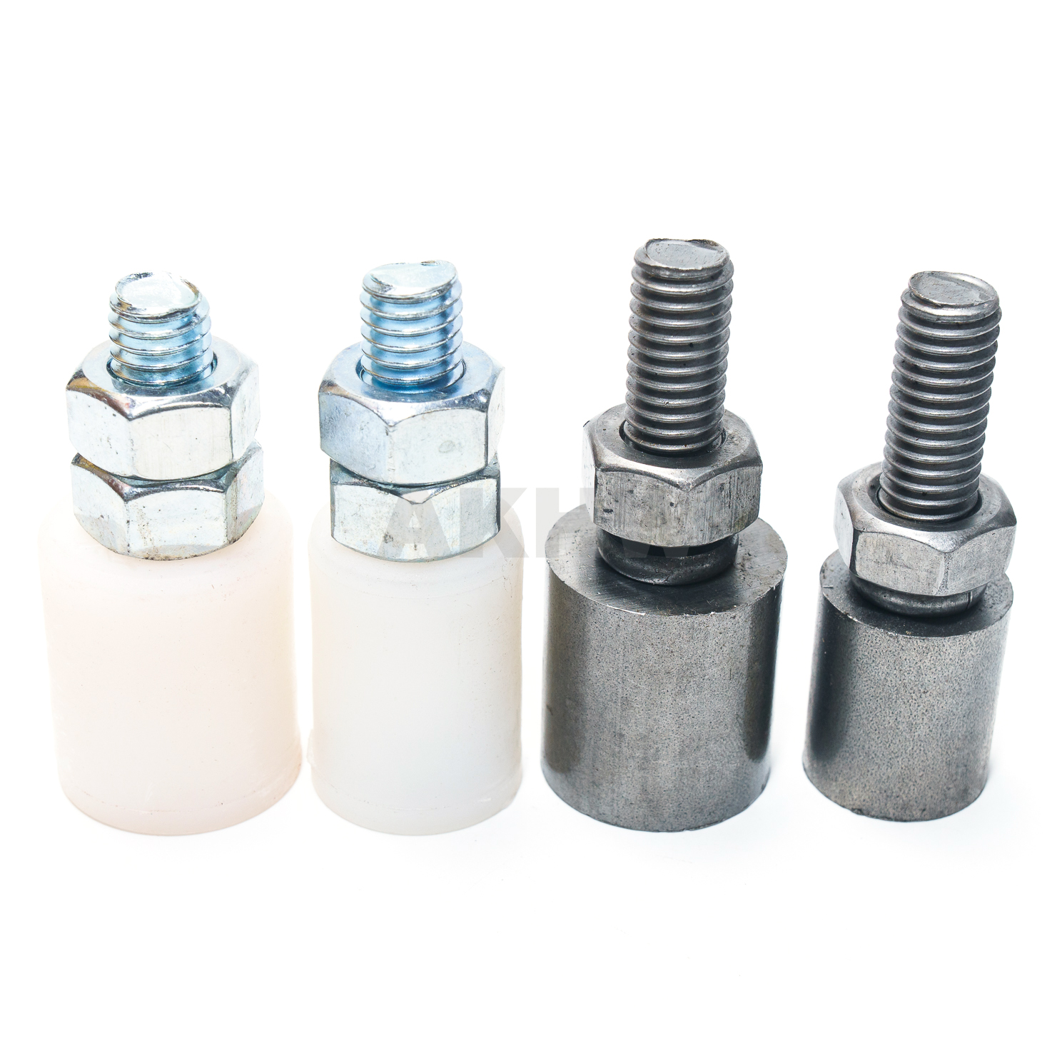 ล้อประคองเหล็กและไนล่อน มีเกลียว