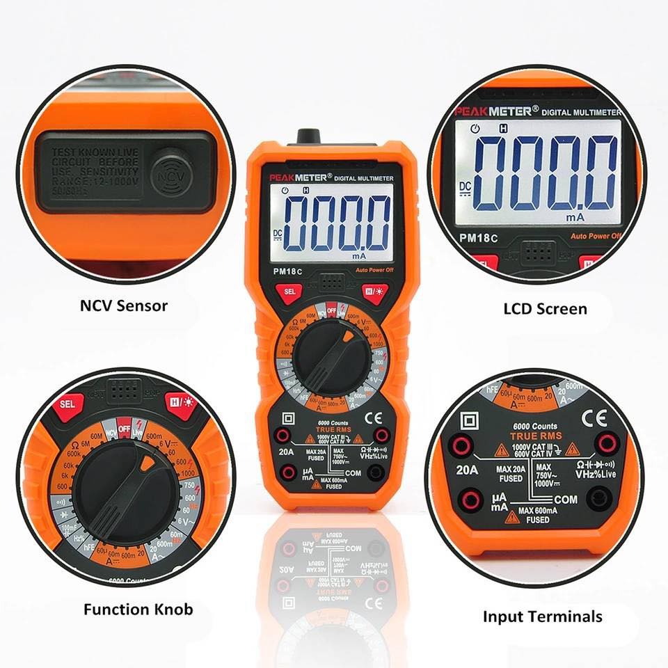 Multimeter Digital Peakmeter PM18C