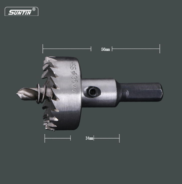 โฮลซอเจาะเหล็ก (ไฮสปีด HSS) ยี่ห้อ KingsMan เจาะแผ่นเหล็กบาง อลูมิเนียม สแตนเลส พลาสติก [ขายปลีก/ส่ง ราคาถูก]