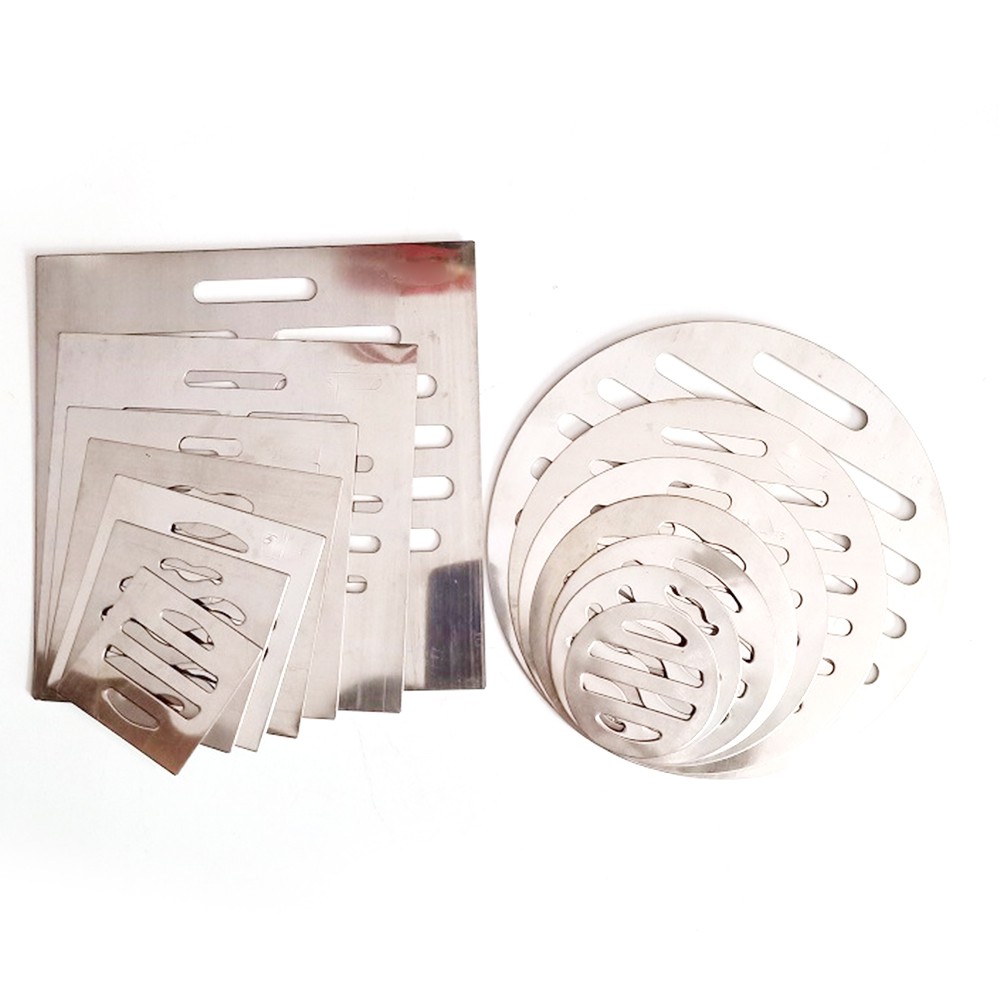 ตะแกรงท่อน้ำทิ้งแบบวงกลมและสี่เหลี่ยม วัสดุสแตนเลสแท้ 304 ทนทาน ไม่เป็นสนิม