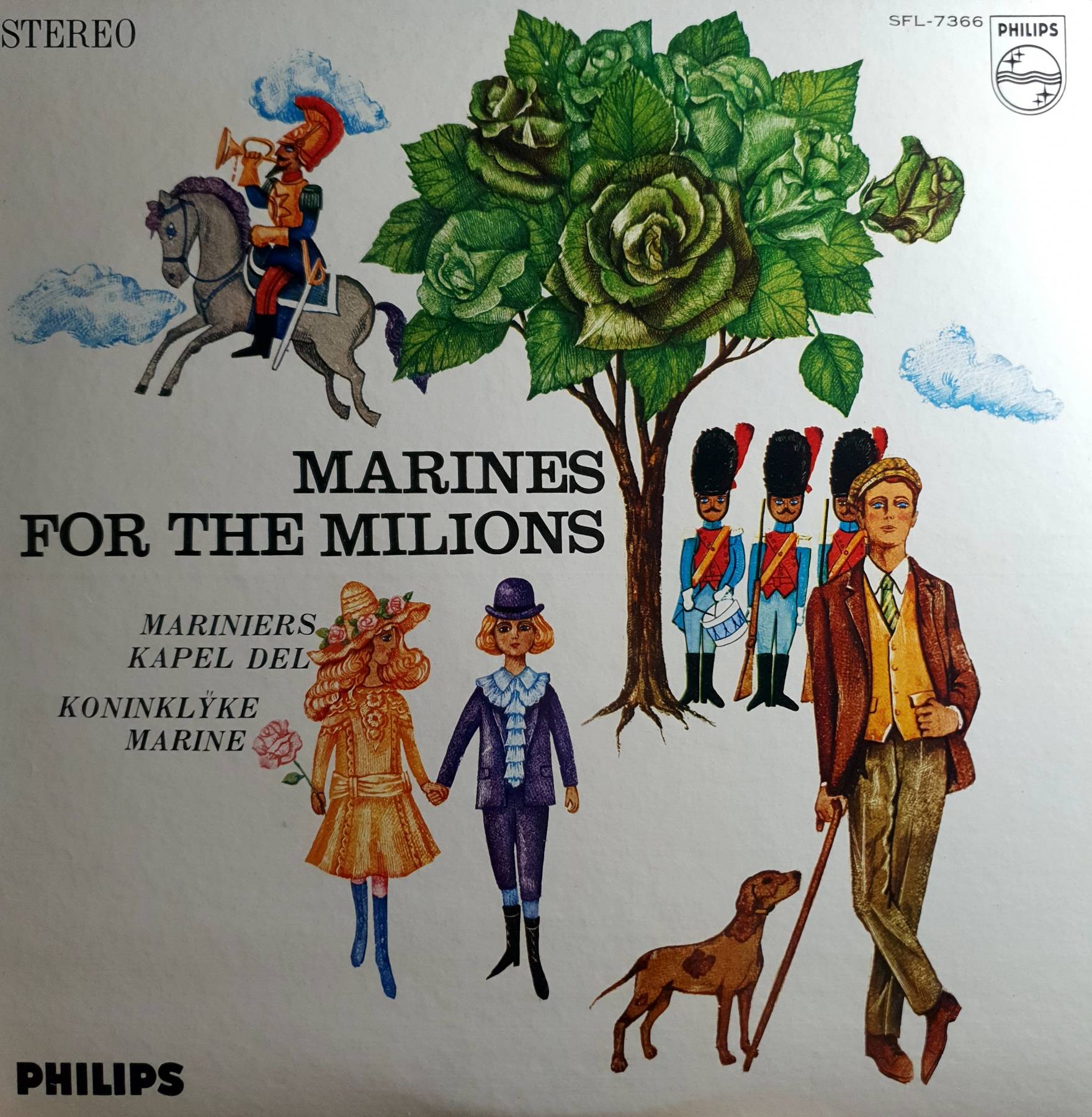 VINYL, MARINES FOR THE MILIONS MARINIERS KAPEL DEL KONINKLÝKE MARINE