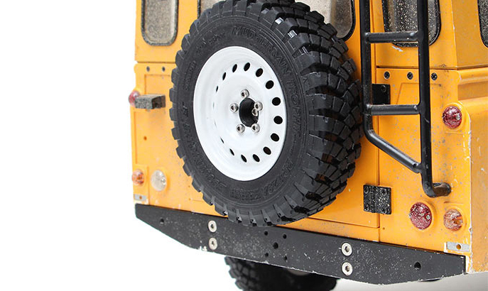 Wheel BEADLOCK 1.9 Inch No.4015 ( 4 ล้อ ) สีเงิน