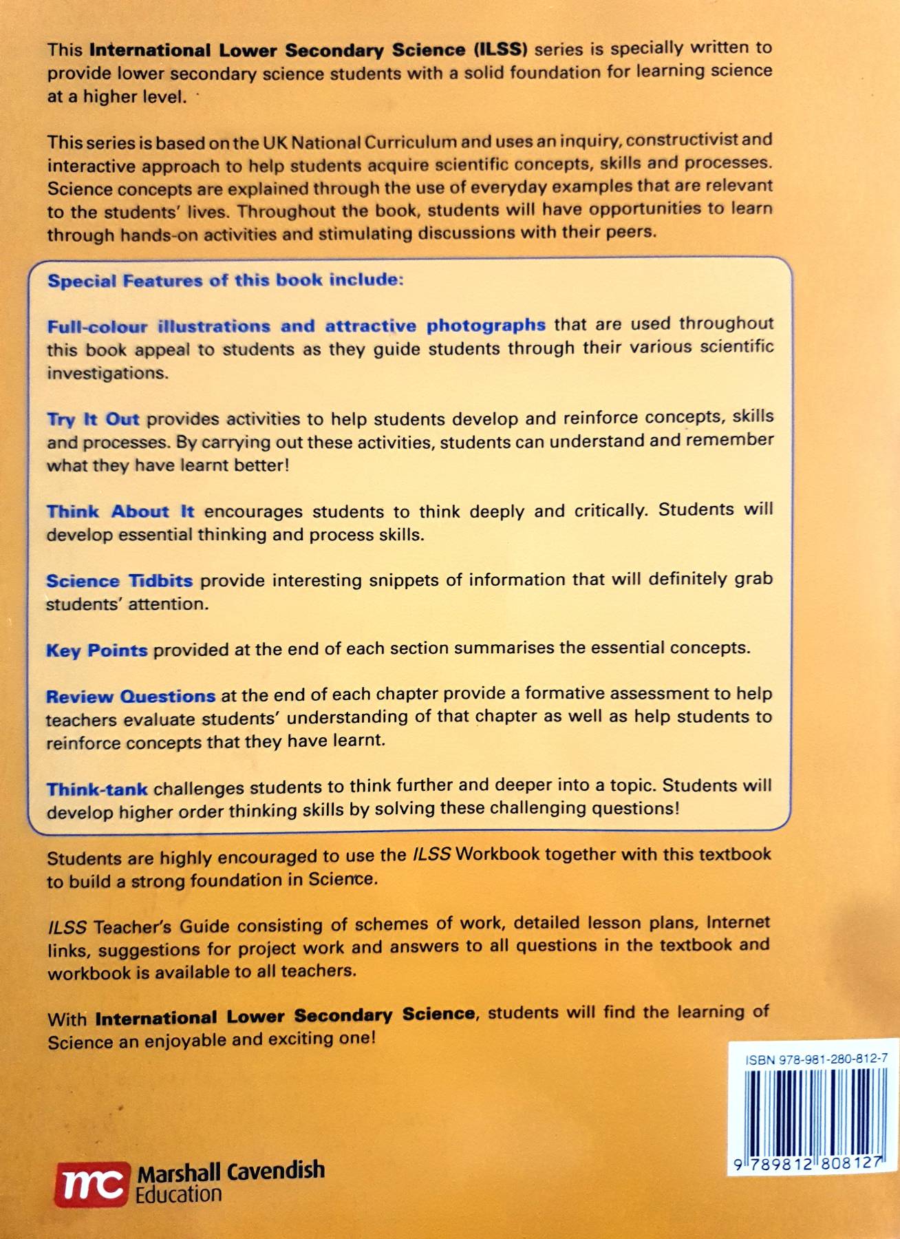 International Lower Secondary Science 3 (HO PECK LENG) MARSHALL CAVENDISH