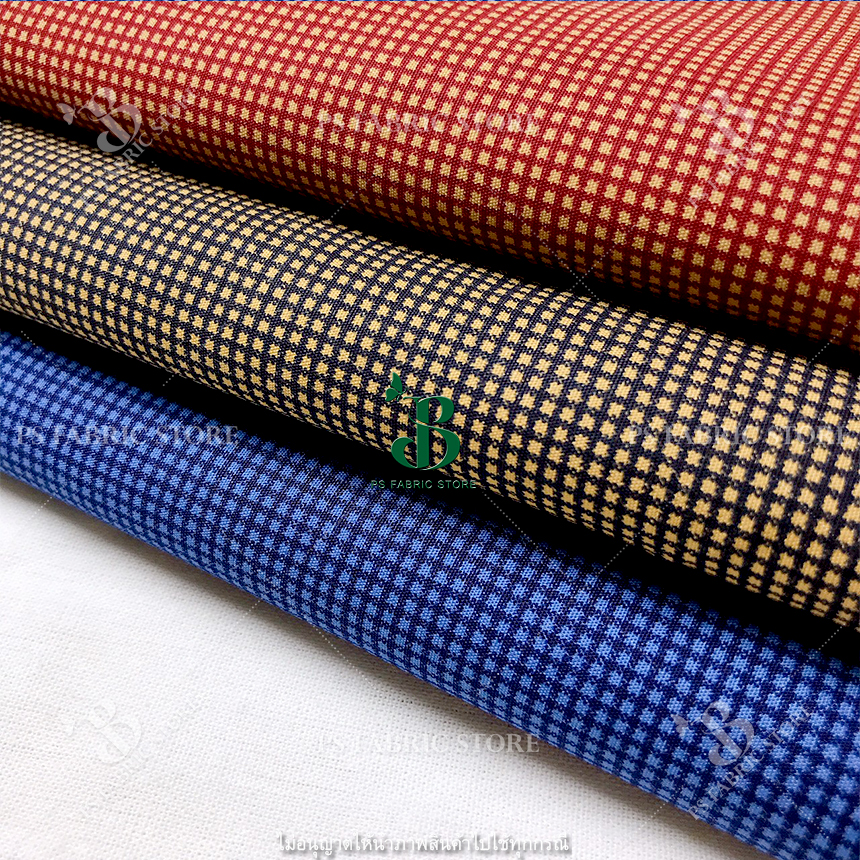 ลายสก็อตจิ๋ว COTTON100%