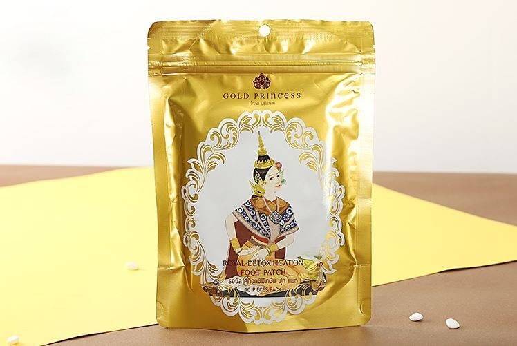 GOLD PRINCESS แผ่นแปะเท้าดูดสารพิษ皇家足贴