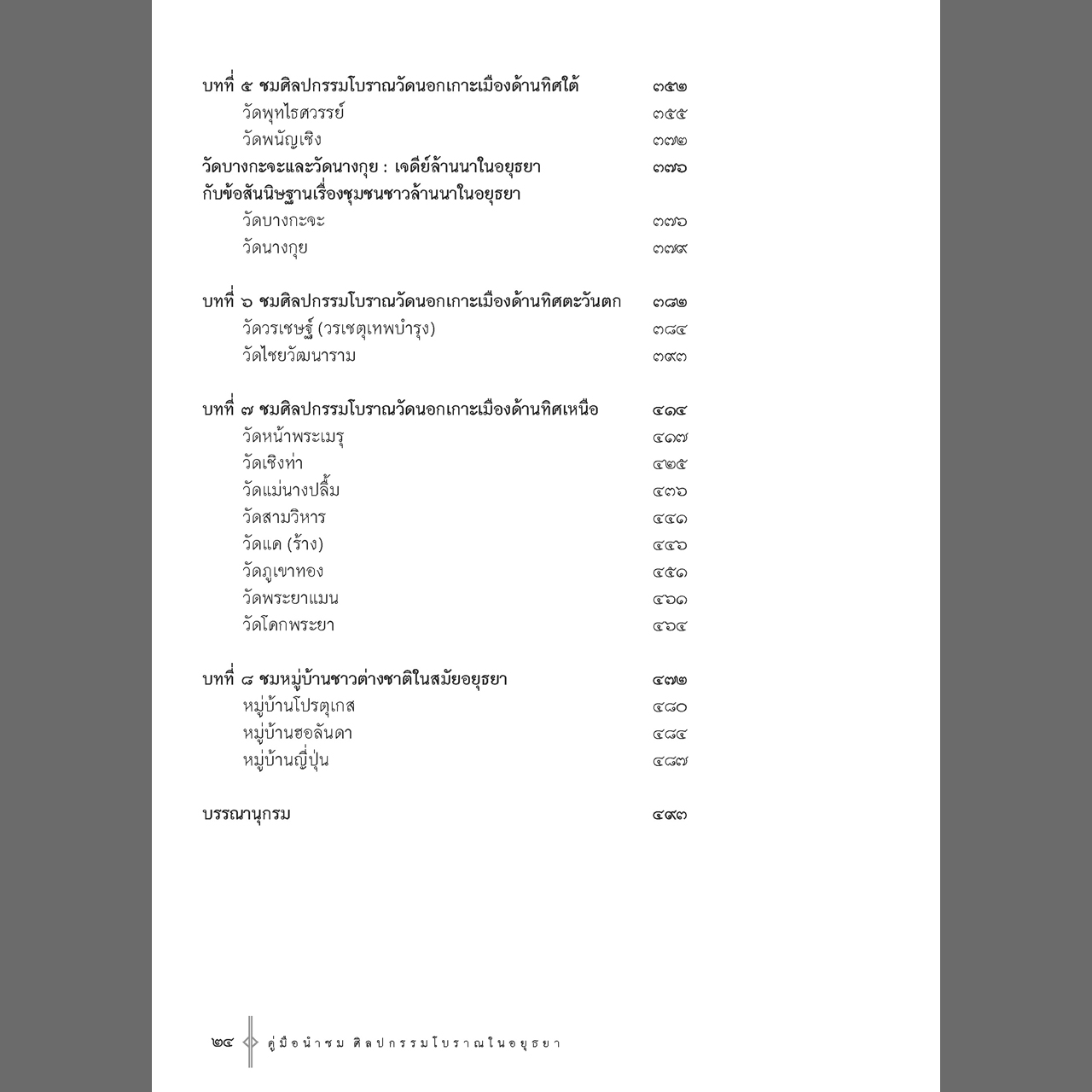 คู่มือนำชมศิลปกรรมโบราณในอยุธยา พิมพ์ 3