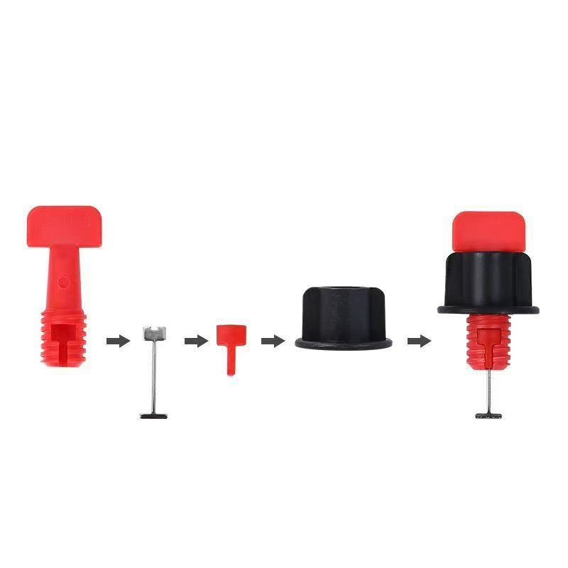 เข็มล็อคปรับระดับกระเบื้อง 0.9mm/1.5mm [แพ็ค100ชิ้น] (เฉพาะเข็มล็อคเท่านั้น ไม่รวมหัวบิด)