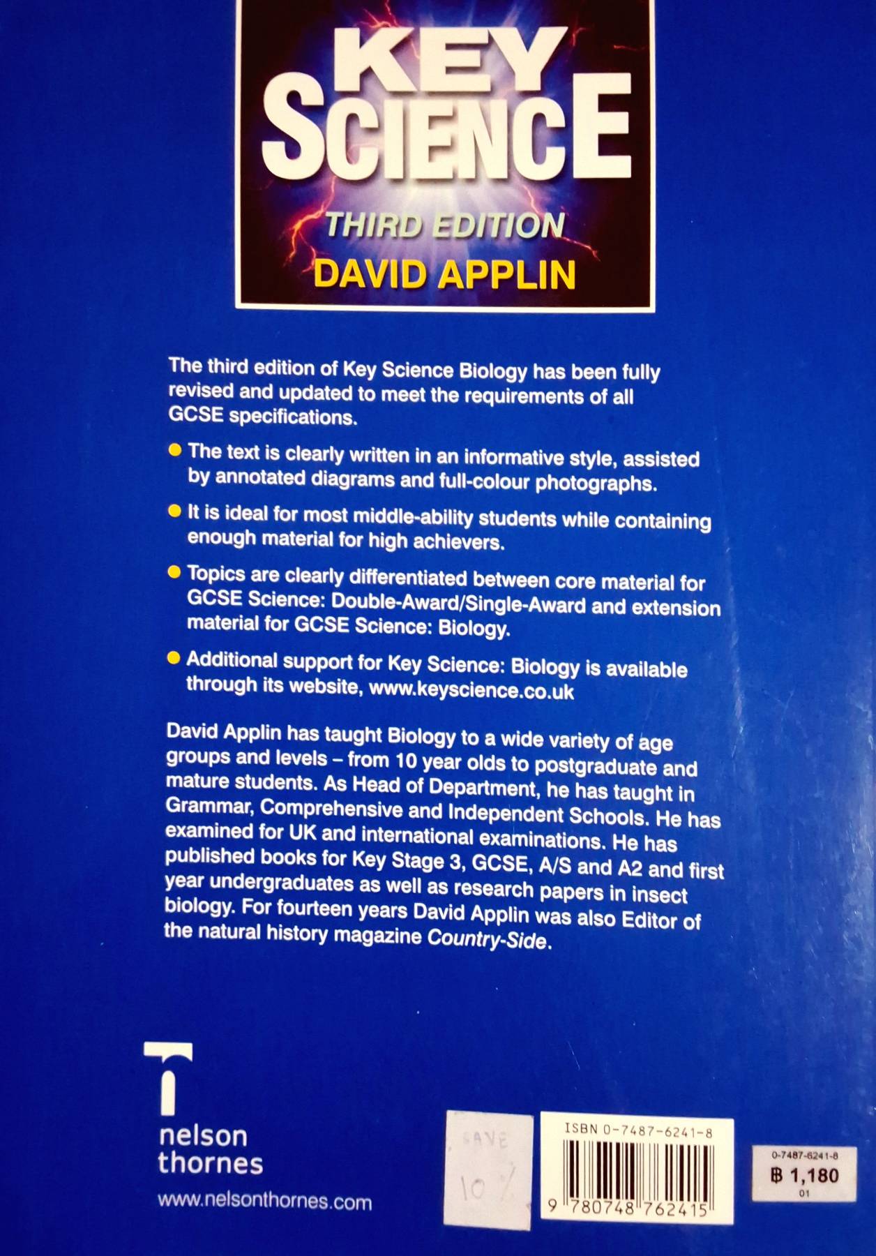 (Key Science: Biology) Paperback – Illustrated, 7 March 2002 by D.G. Applin (Author)