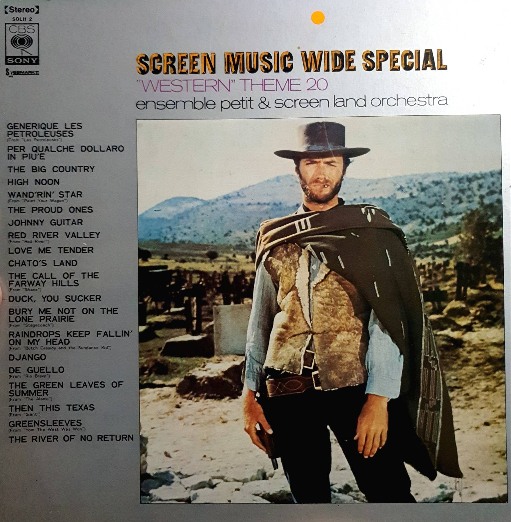 LP, Vinyl, SCREEN MUSIC WIDE SPECIAL "WESTERN" THEME 20 ensemble petit & screen land orchestra
