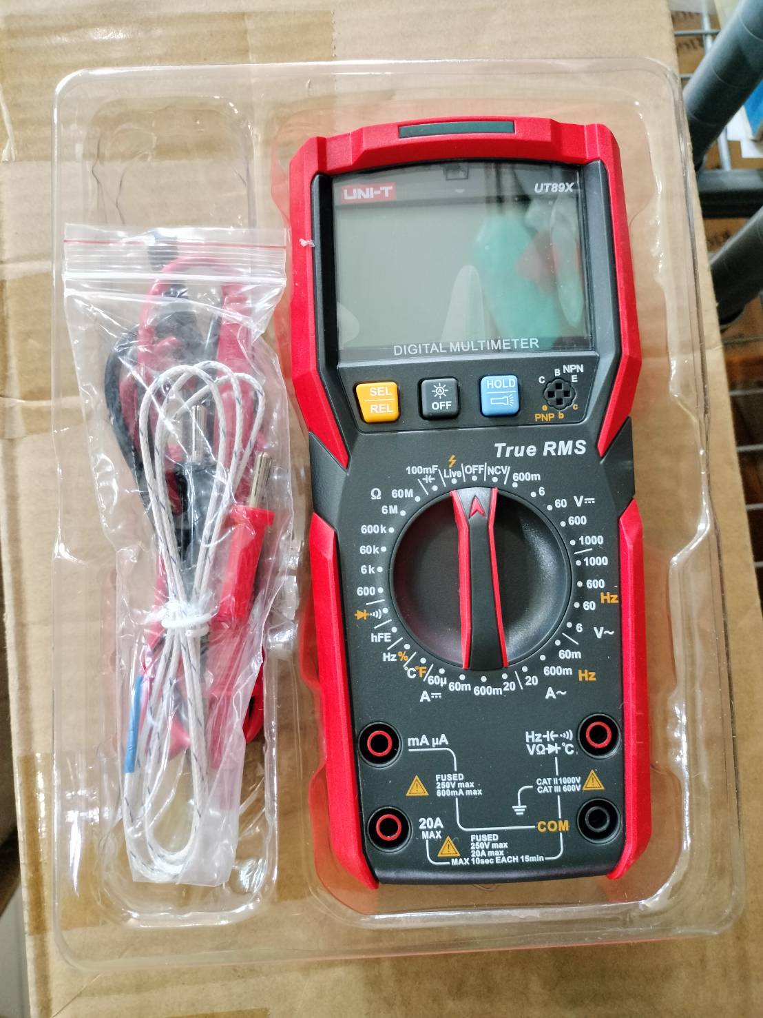 UT89X มัลติมิเตอร์แบบดิจิตอล