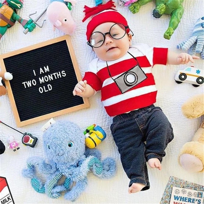 พร๊อพถ่ายรูป บอร์ดตัวอักษร ของวินเทจ ของแฮนเมดส์ บอร์ดชื่อ