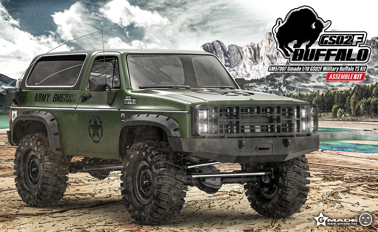 Gmade 1/10 GS02F MILITARY BUFFALO TS [ KIT ]