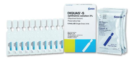 Diquas -S (Diquafosol Sodium 3%) เป็นยาหยอดตาที่ใช้ในการรักษา ภาวะตาแห้ง