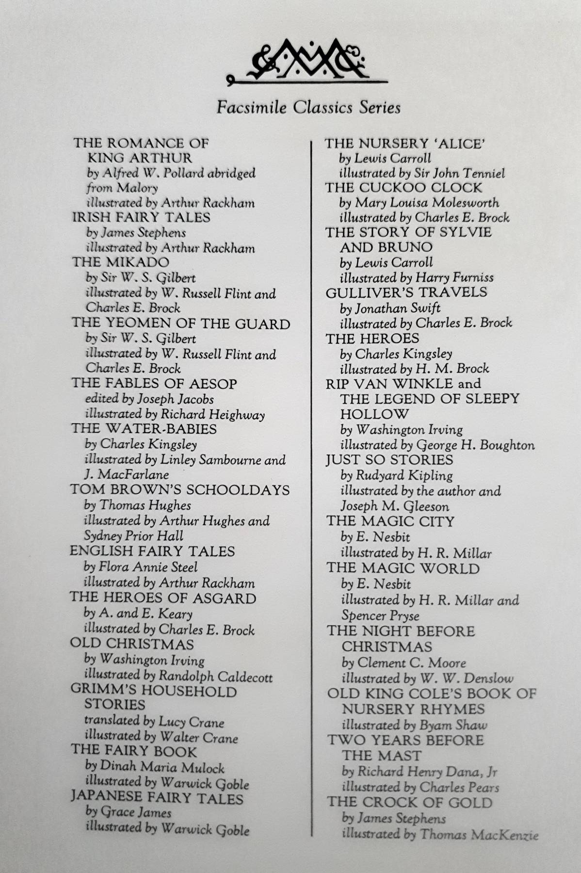 Old King Cole's Book of Nursery Rhymes- Facsimile of 1901 Edition w/Dust Jacket