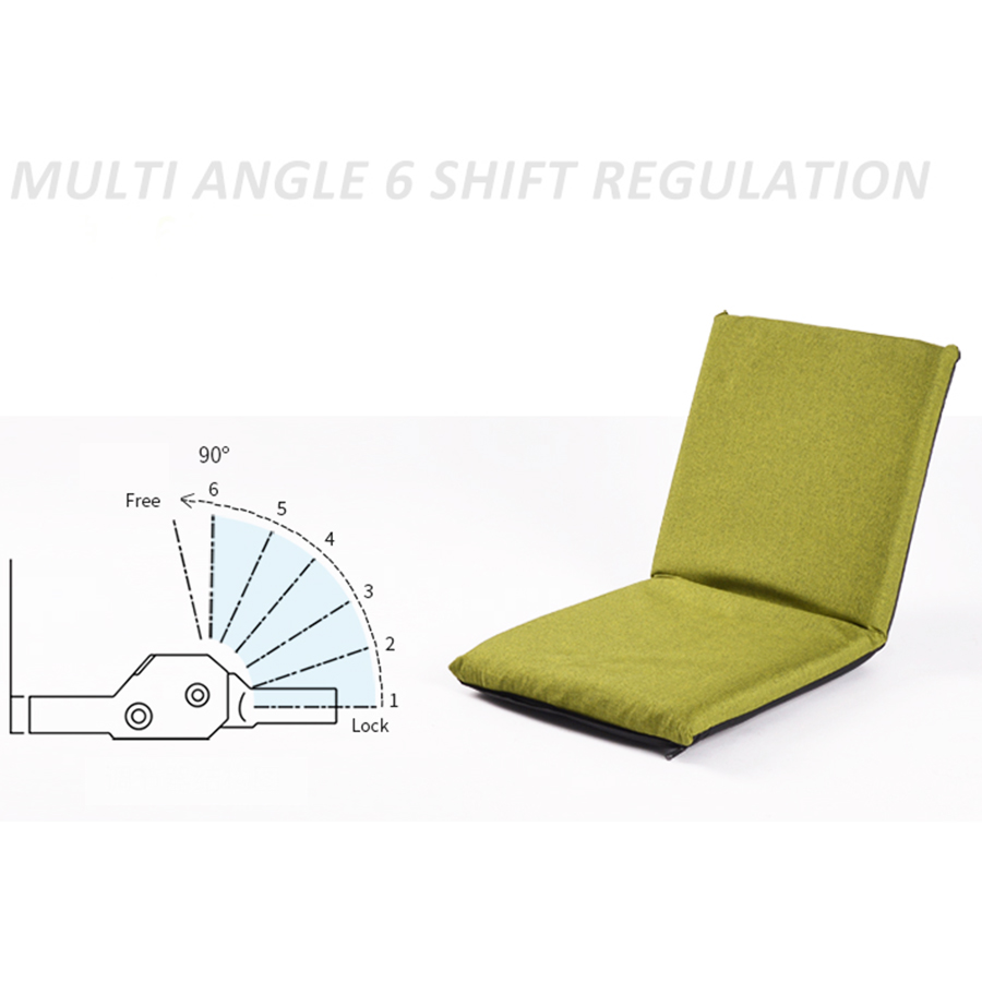 เก้าอี้ญี่ปุ่น เก้าอี้นั่งพื้นอ่านหนังสือ ปรับได้ 6 ระดับ โซฟาญี่ปุ่น เบาะญี่ปุ่น เก้าอี้นั่งพื้น เก้าอี้พักผ่อน เก้าอี้ปรับนอน รุ่น HC-042