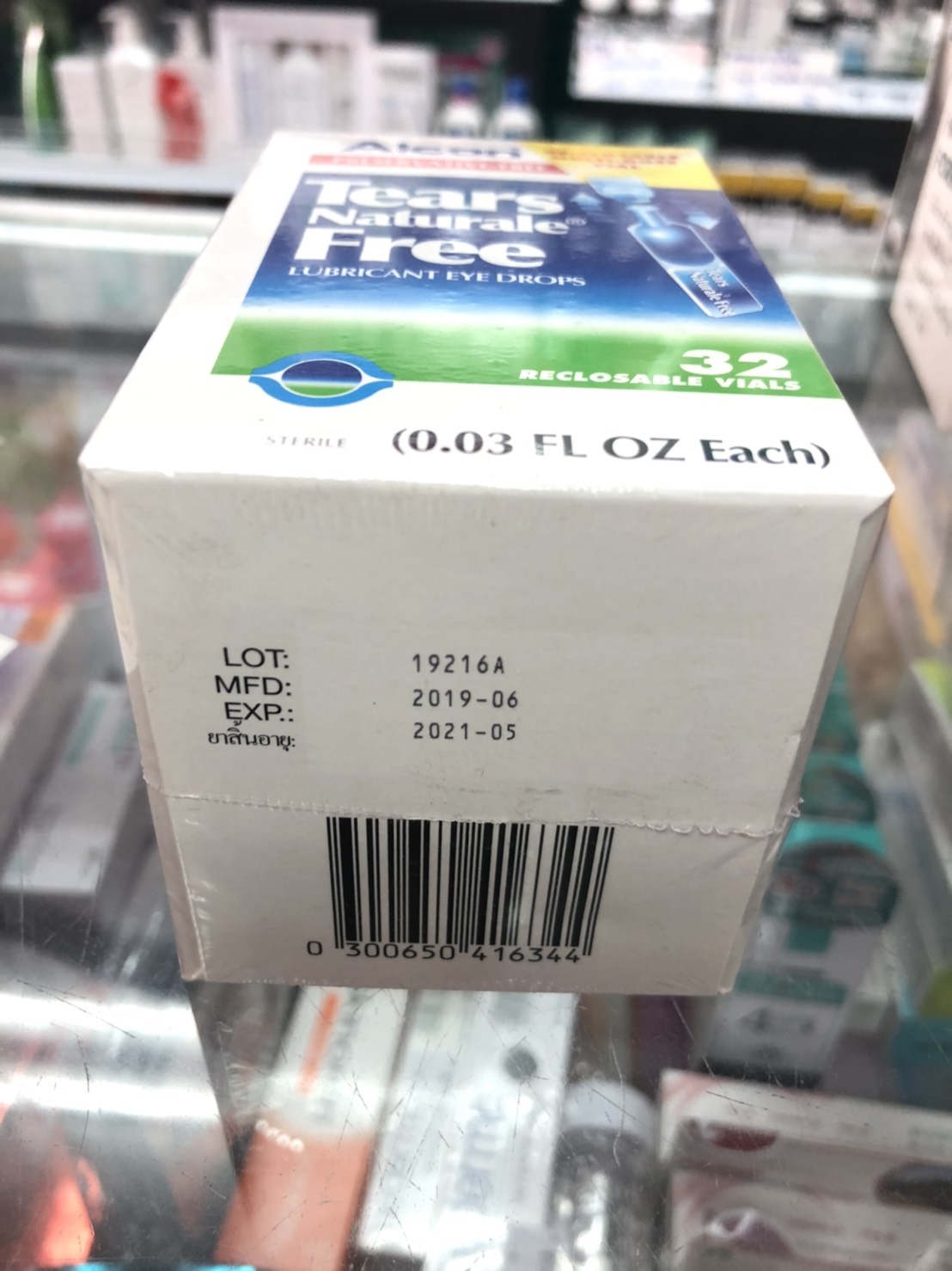 Tears Naturale free Alcon น้ำตาเทียม 32กระเปาะ