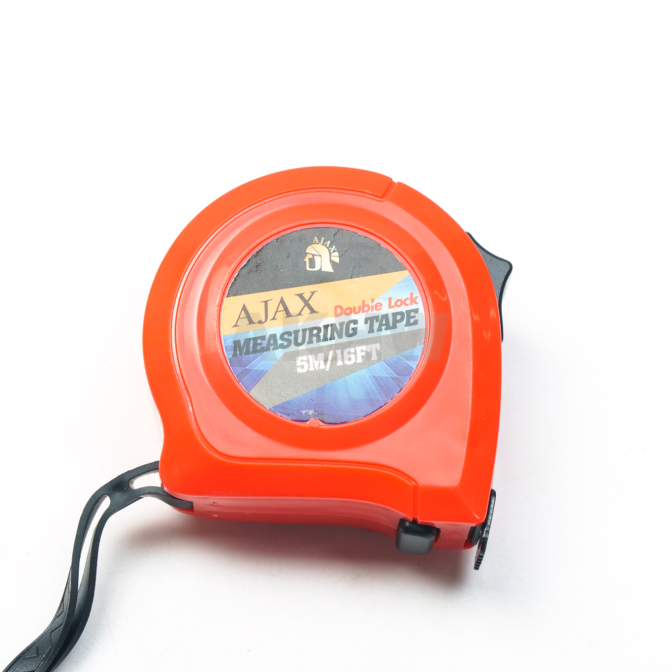 ตลับเมตร 5 เมตร รุ่นดับเบิ้ลล็อค (AJAX) แข็งแรง ทนทาน มีระบบล็อคสายวัดอัตโนมัติ