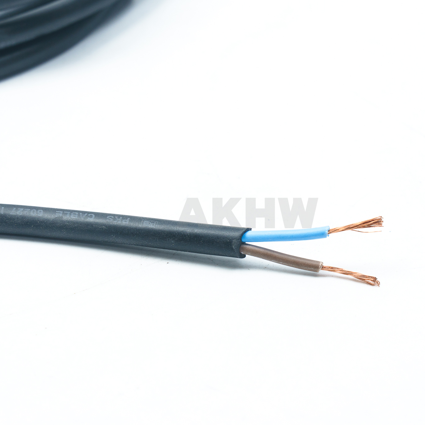 สายไฟ VCT สายไฟแบบอ่อนหุ้มPVCสีดำ มอก. (คละยี่ห้อANT iCON PKS NATION) ขดละ 100 เมตร