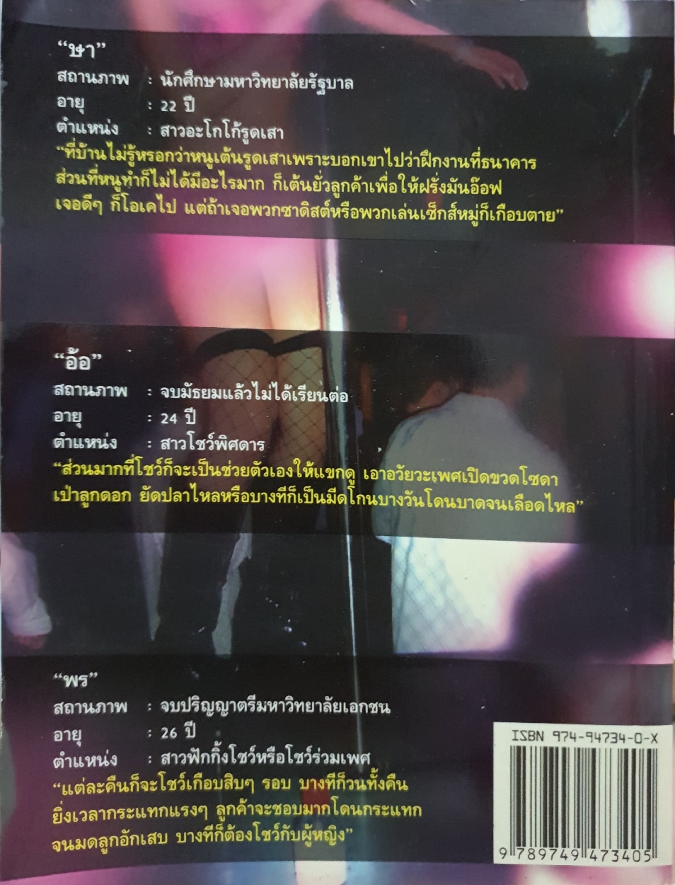 หลังเวที สาวอะโกโก้ : ทอง จุฑา