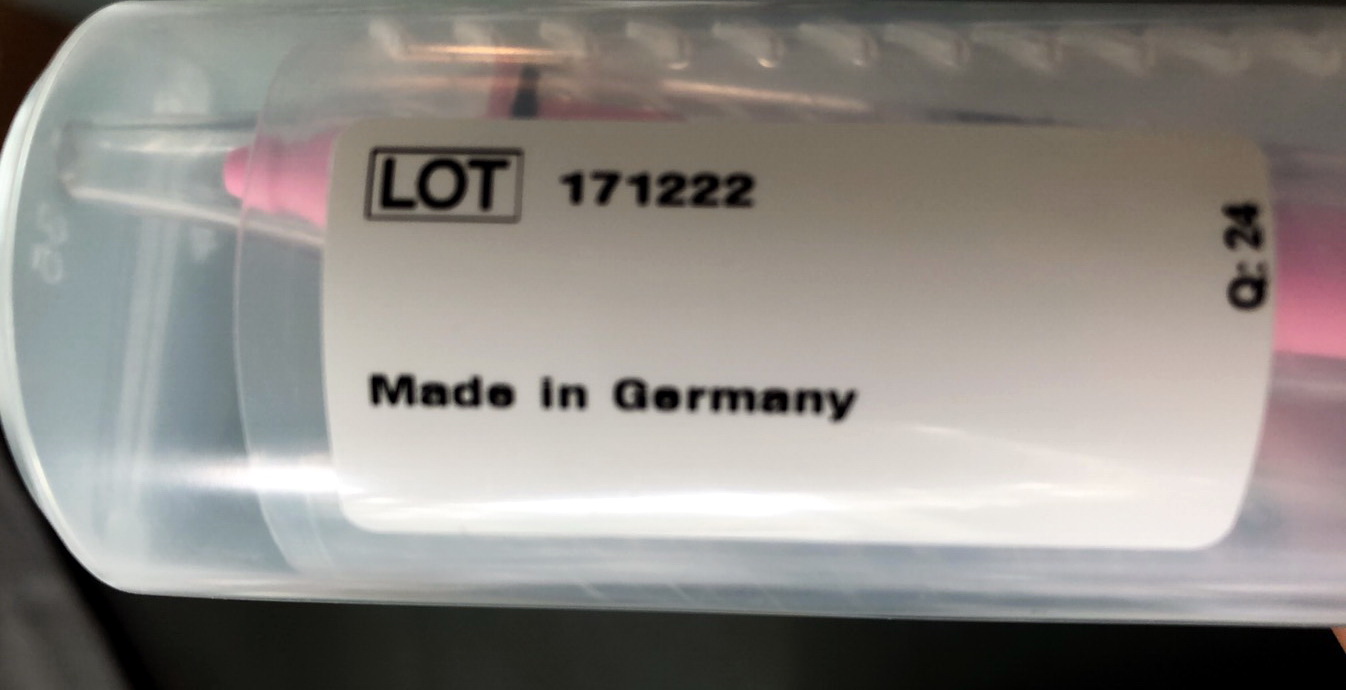 หลอดฉีดสารพิมพ์หู Westone Syringe