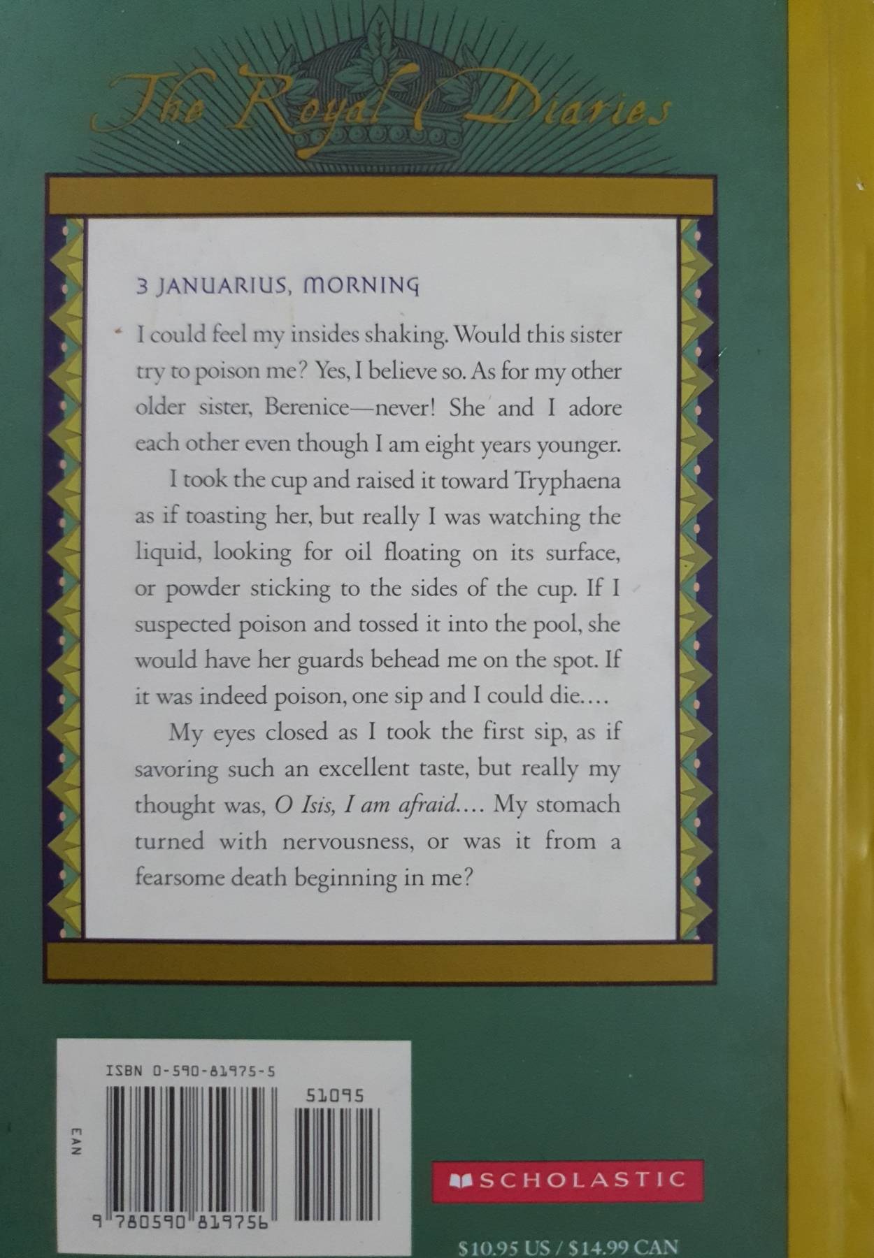 Cleopatra VII: Daughter of the Nile, Egypt, 57 B.C. (The Royal Diaries) Hardcover by Kristiana Gregory (Author)