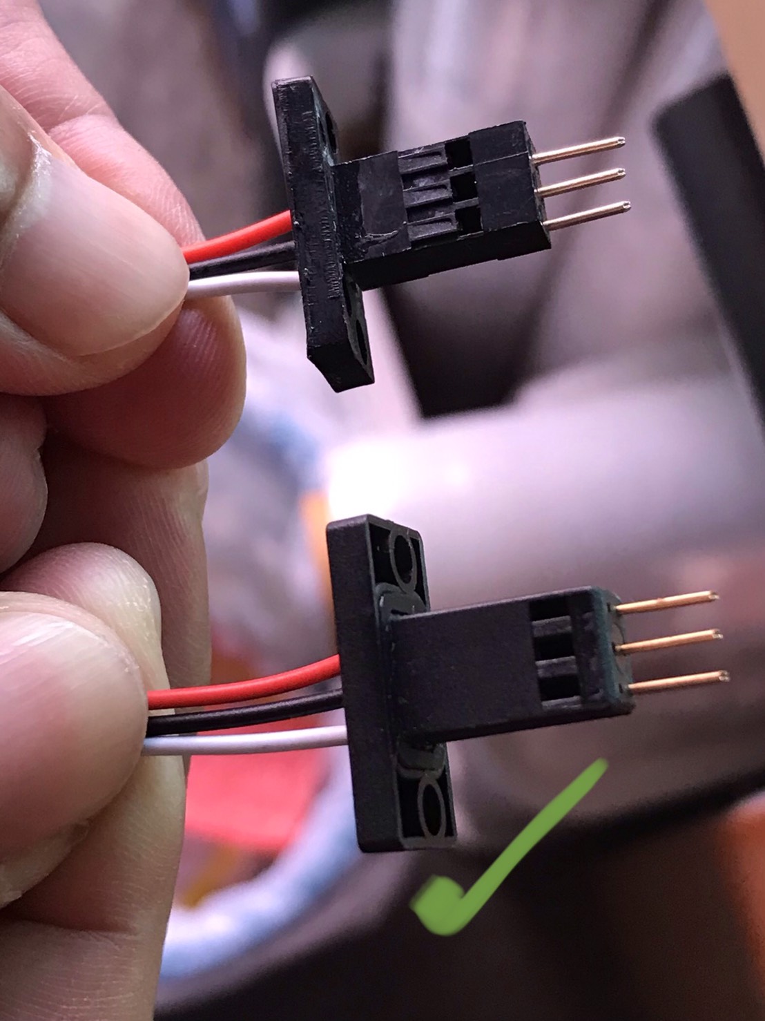 Fanuc male connector 3P