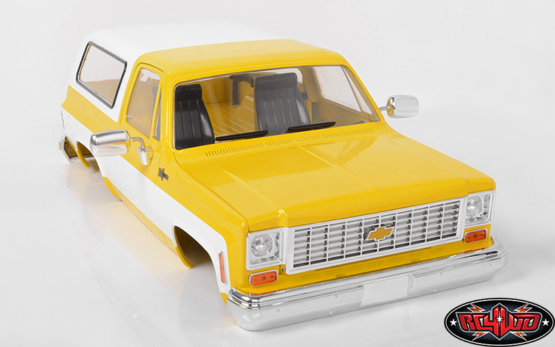 RC4WD CHEVROLET BLAZER HARD BODY COMPLETE SET (YELLOW)