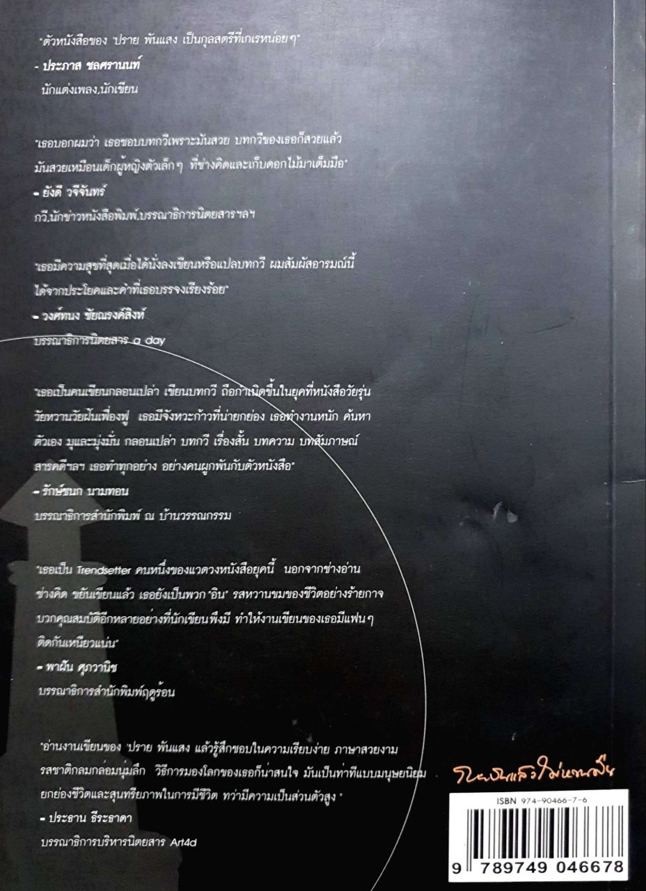 โบยบินแล้วไม่หวนคืน : ปราย พันแสง