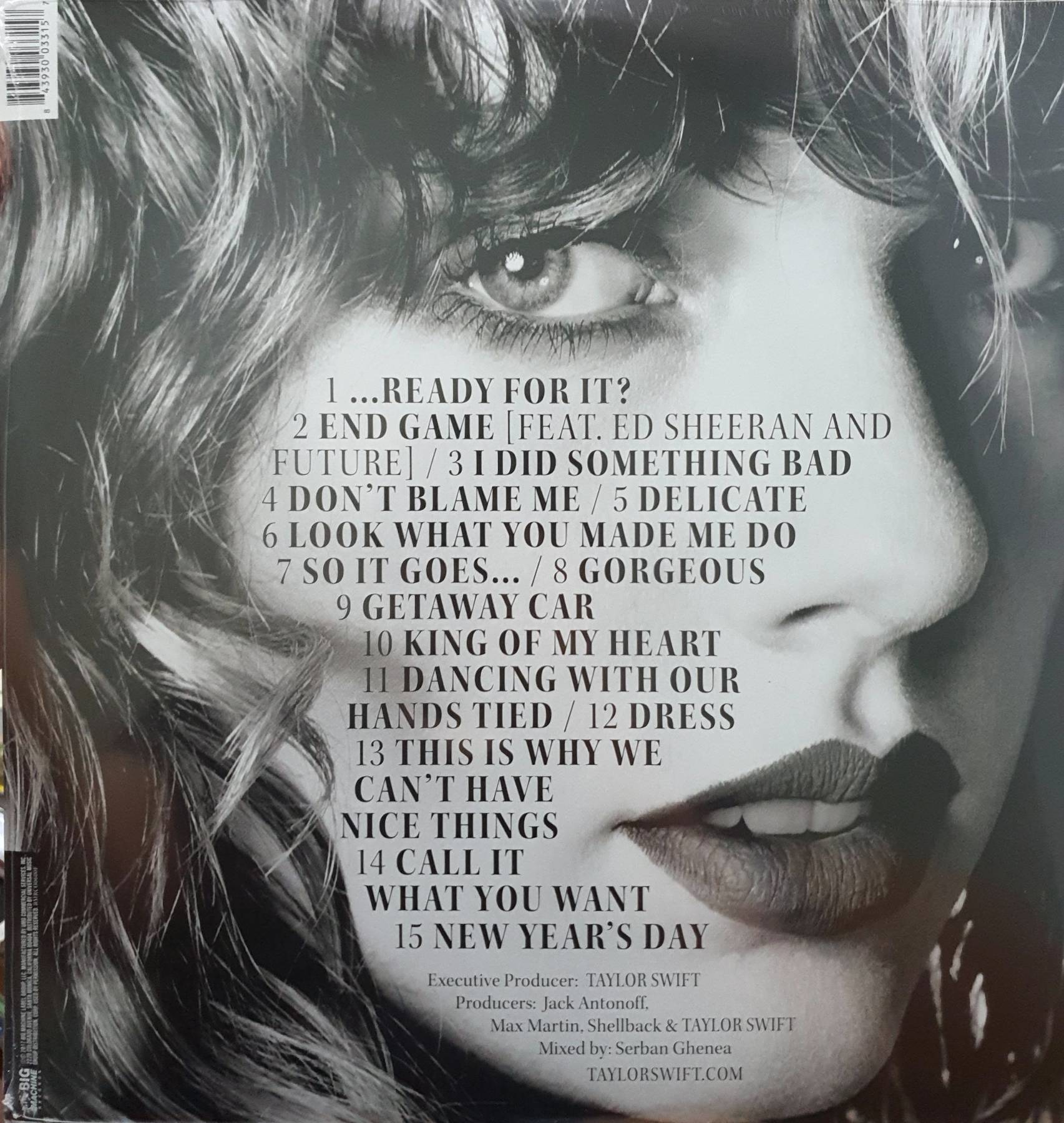 แผ่นเสียง ไวนิล LP Vinyl Taylor Swift Reputation ใหม่ ซีล