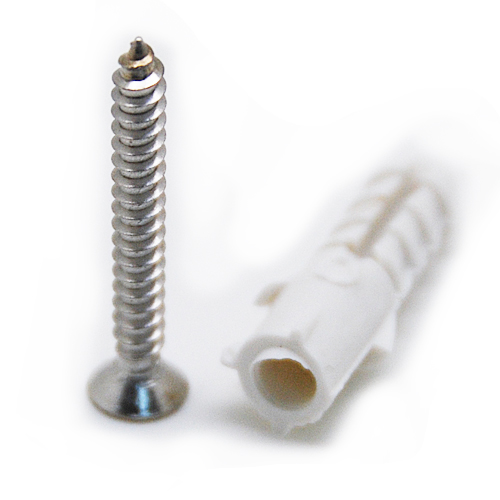 พุกพลาสติกพร้อมน๊อต Eagle one แบบกล่อง แบ่งขายเป็นกล่อง