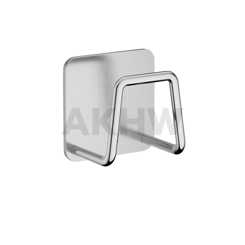 ตะขอแขวนของ/วางฟองน้ำล้างจาน KingsMan แบบติดกาว วัสดุสแตนเลสแท้ SUS304 ไม่เป็นสนิม [ขายปลีก/ส่ง]