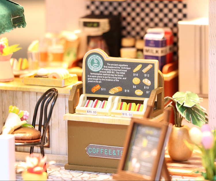 โมเดลเด่นดังแห่งความสุขของคอกาแฟCoffee time modelโมเดลร้านกาแฟจำลอง ร้านคาเฟ่ ชุด coffee time คลาสสิคสไตบ์น่าสะสม