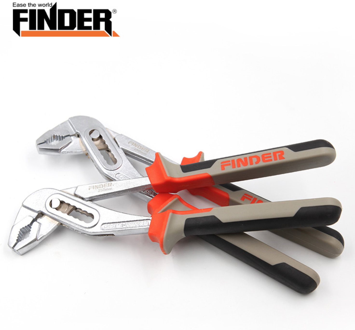 คีมคอม้า ยี่ห้อ FINDER ขนาด 9.5 นิ้ว ด้ามยางอย่างดี สำหรับงานหนัก แข็งแรงทนทาน