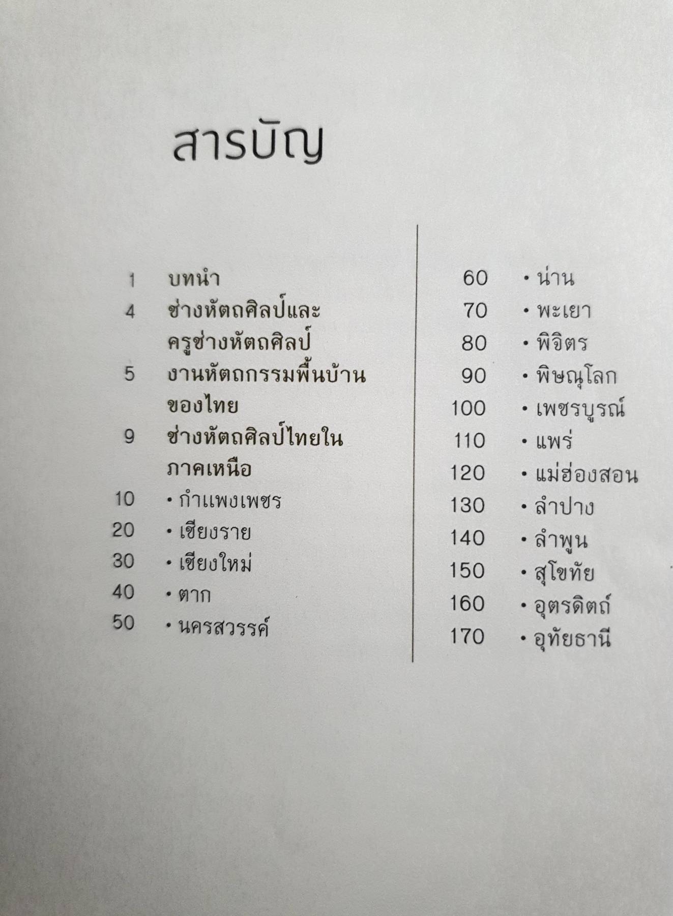ทะเบียนช่าง ช่างหัตถศิลป์ไทย ภาคเหนือ