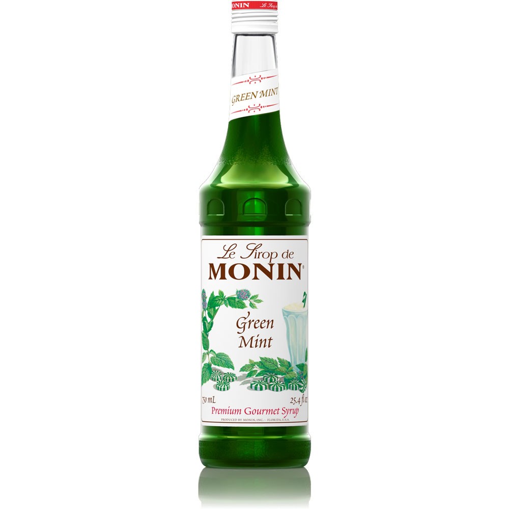 Monin Green Mint Syrup - 750 ml